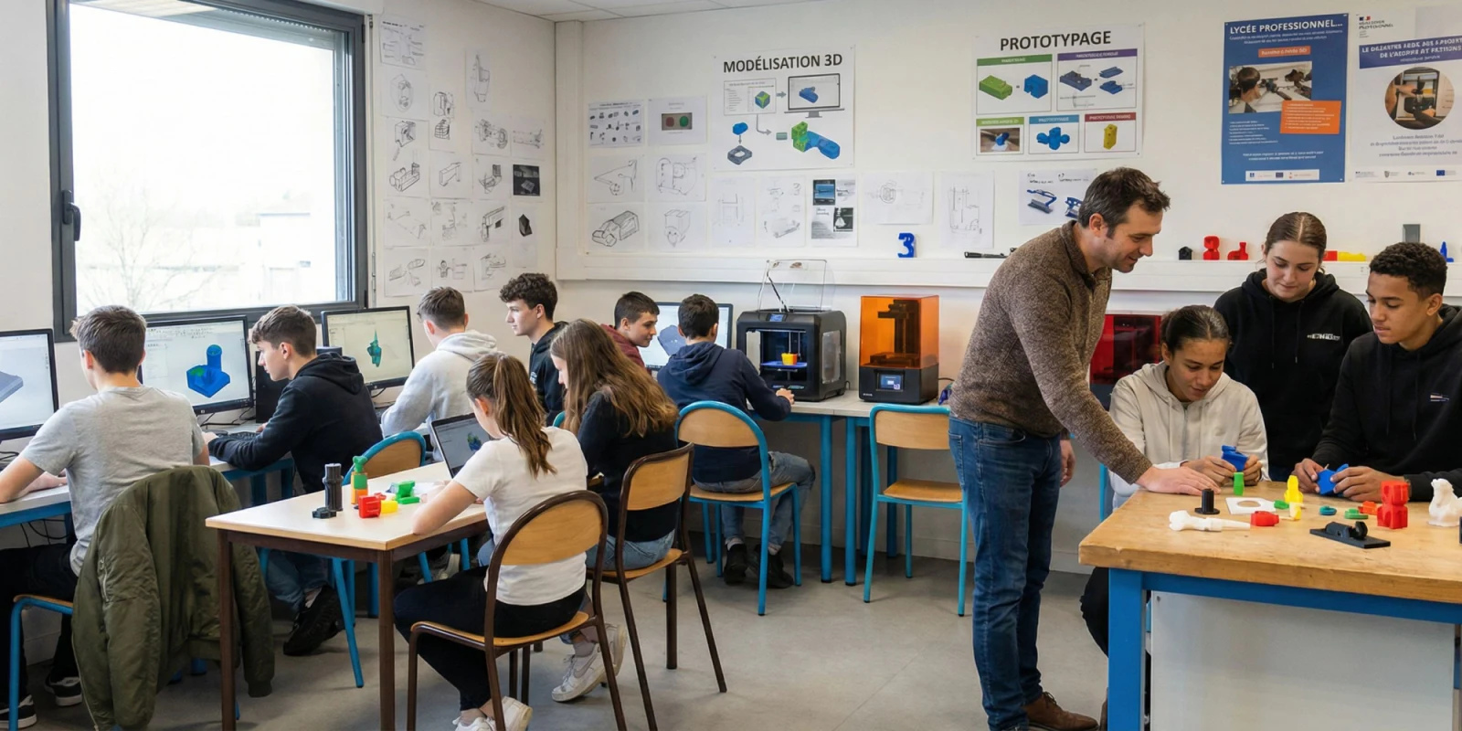 Une Semaine en Bac Pro MP3D : Organisation, Cours et Ateliers 3D